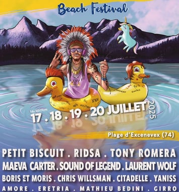 XNV Beach Festival 2025 affiche