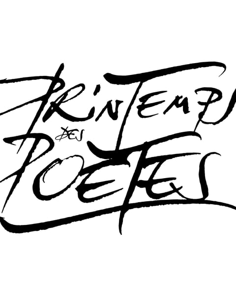 Printemps des poètes logo