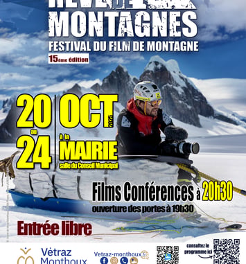 Affiche festival Rêve de Montagnes 2025