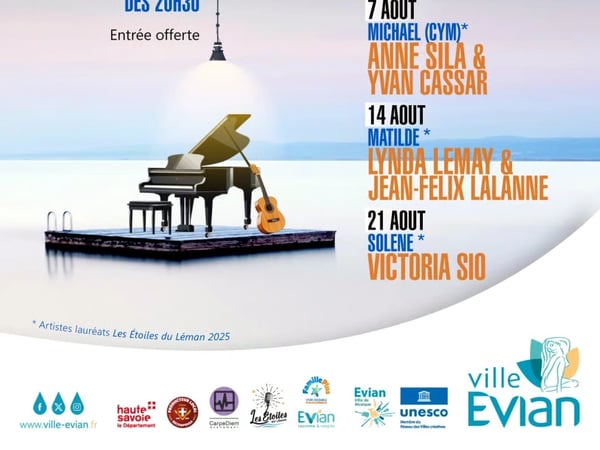 Scènes estivales Evian