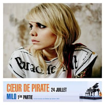 Coeur de Pirate en concert + Milo (lauréat des étoiles du Léman 2025)