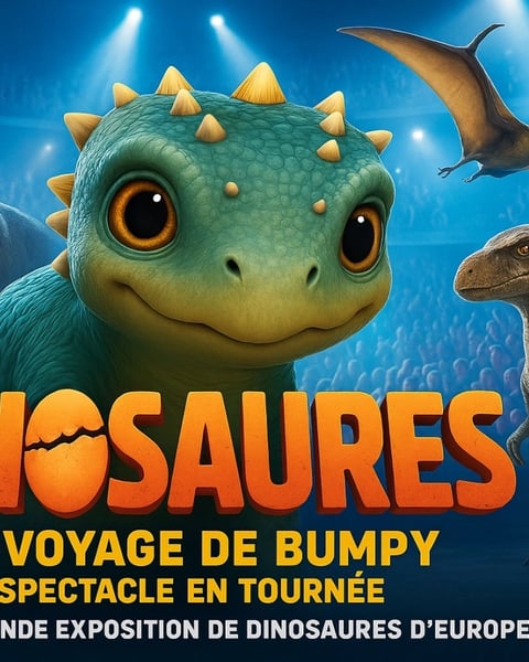 Dinosaures: Le voyage de Bumpy®, l'exposition-spectacle - Tour 2026