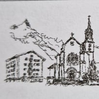 L'église Saint Michel de Chamonix entre hier et aujourd'hui