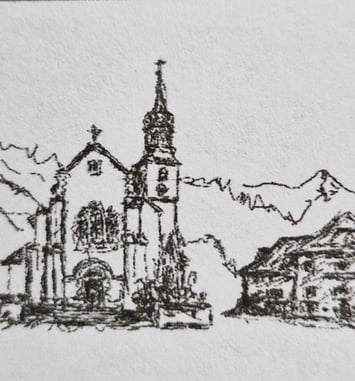 L'église Saint Michel de Chamonix entre hier et aujourd'hui