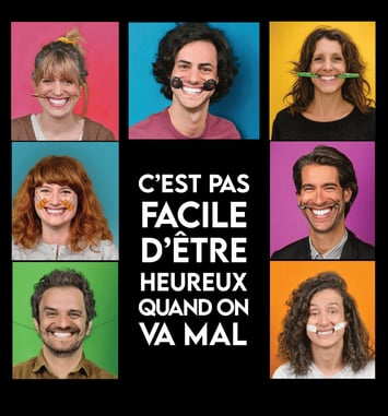 C'est pas facile d'être heureux quand on va mal