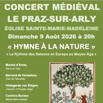 Concert Médiéval « Hymne à la Nature »