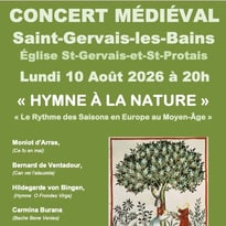 Concert Médiéval « Hymne à la Nature »