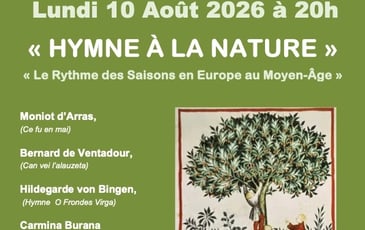 Concert Médiéval « Hymne à la Nature »