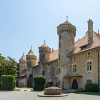 Concert de l'Harmonie Chablaisienne dans les jardins du Château de Ripaille