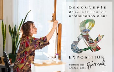 Découverte d'un atelier de conservation-restauration d'art moderne et exposition de portraits : le regard de la restauratrice sur Georges Gimel