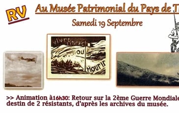 Animation et lectures, retour sur la 2ème Guerre Mondiale dans les Vallées de Thônes