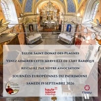 Ouverture de l'église Saint-Donat aux Plagnes