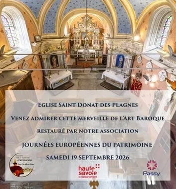 Ouverture de l'église Saint-Donat aux Plagnes