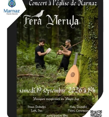 Concert de musique médiévale européenne avec l'ensemble « Fera Merula »