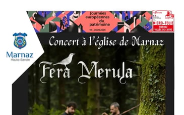 Concert de musique médiévale européenne avec l'ensemble « Fera Merula »