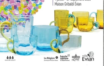 Exposition "Aux sources", Verres de cure & Verre contemporain – deux collections en résonance