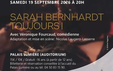 Théâtre "Sarah Bernhardt toujours!"