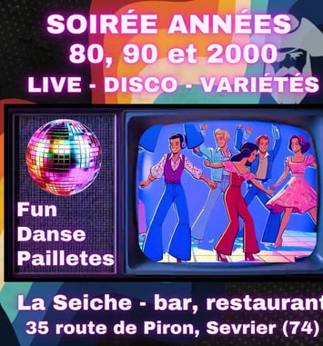 Soirées années 80, 90 et 2000