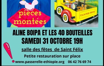 Soirée-concert au profit de l'association Passerelle Enfants d'Éthiopie