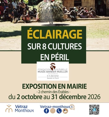 Exposition photographique "Éclairage sur huit cultures en péril"