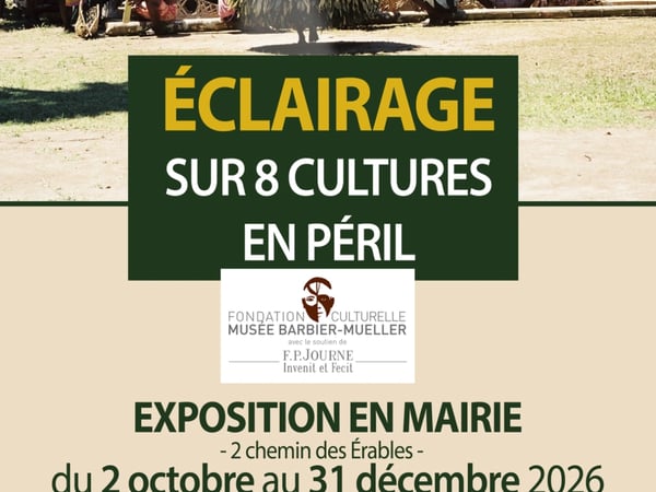 Exposition photographique "Éclairage sur huit cultures en péril"