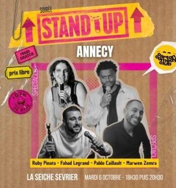 Annecy Stand-Up avec Carton Comedy Club