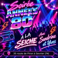 Soirée années 80 avec Sandrine et Yves