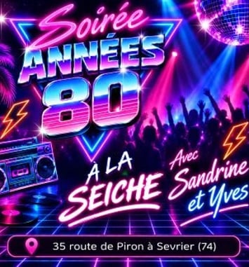 Soirée années 80 avec Sandrine et Yves
