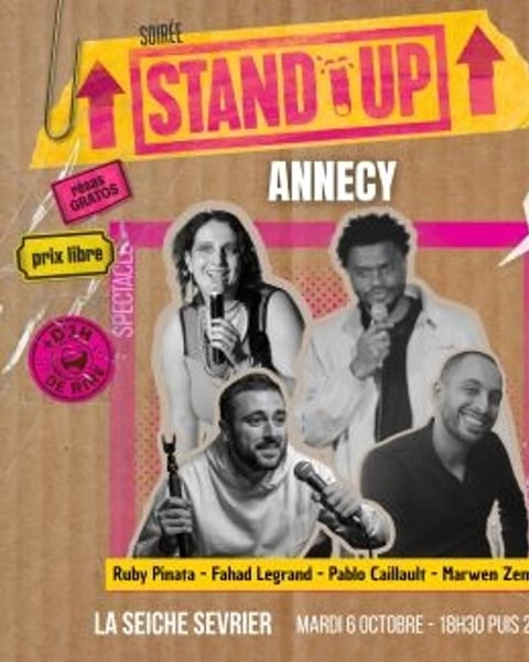 Annecy Stand-Up avec Carton Comedy Club