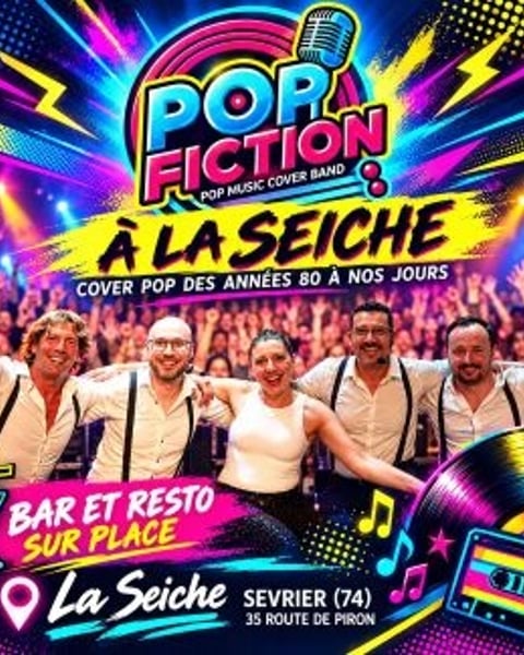 Pop Fiction en concert, covers pop anglaise et américaine