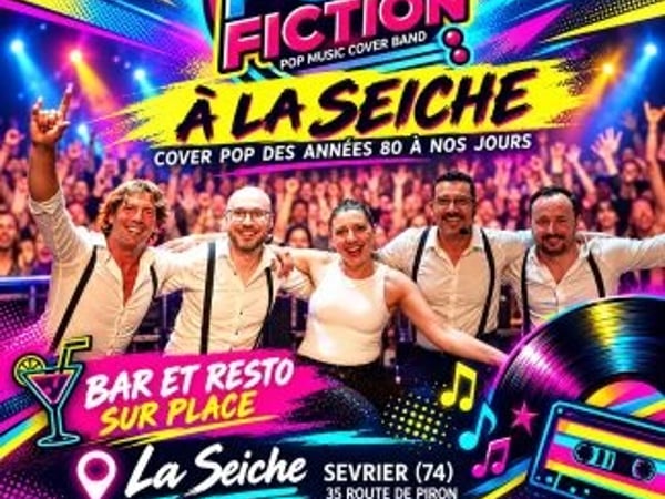 Pop Fiction en concert, covers pop anglaise et américaine