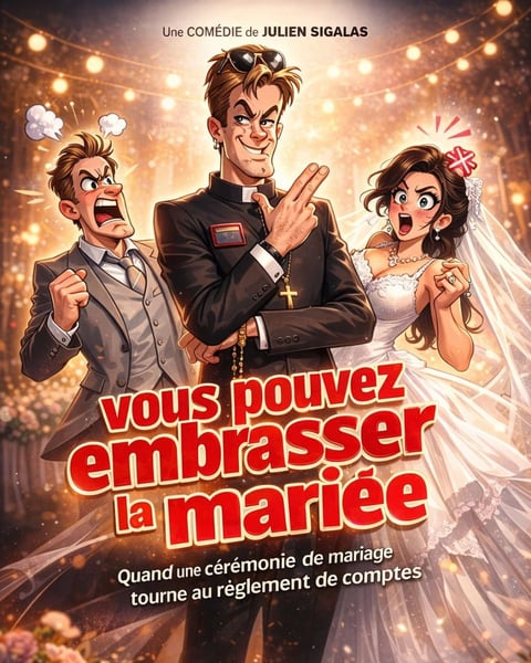 Vous pouvez embrasser la mariée