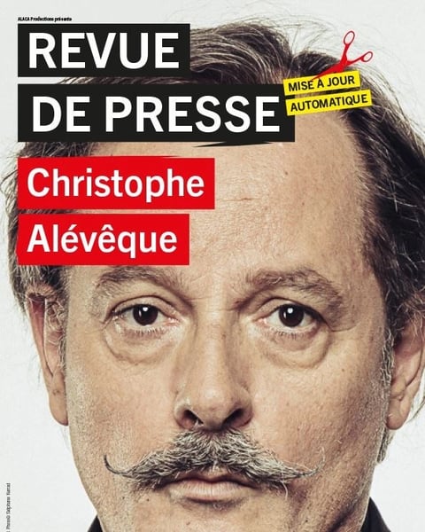Christophe Alévêque dans Revue de presse