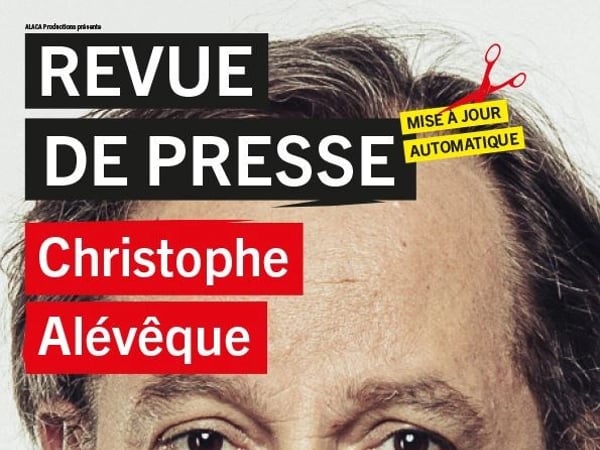 Christophe Alévêque dans Revue de presse