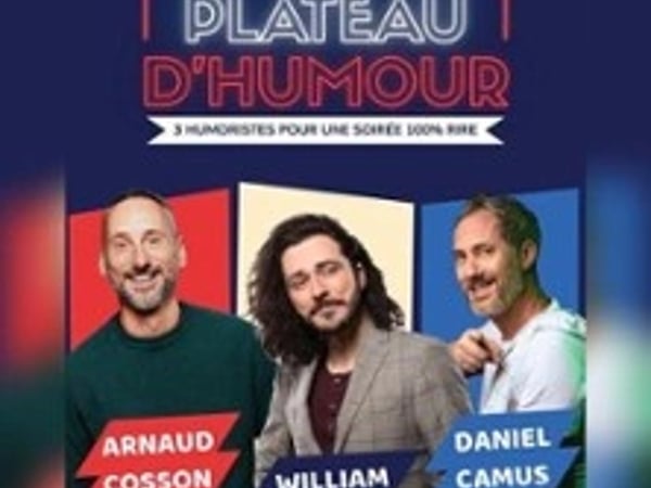 Plateau 3 humoristes