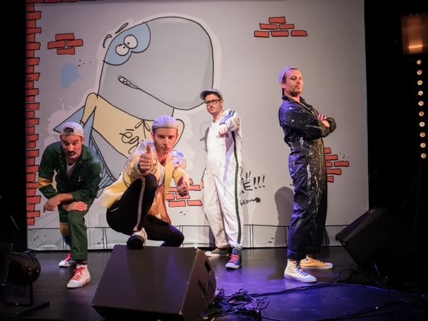Ego le cachalot prend le large, Concert Pop de David Delabrosse